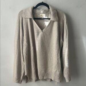 Loulou studio super soft  Cream Sweater